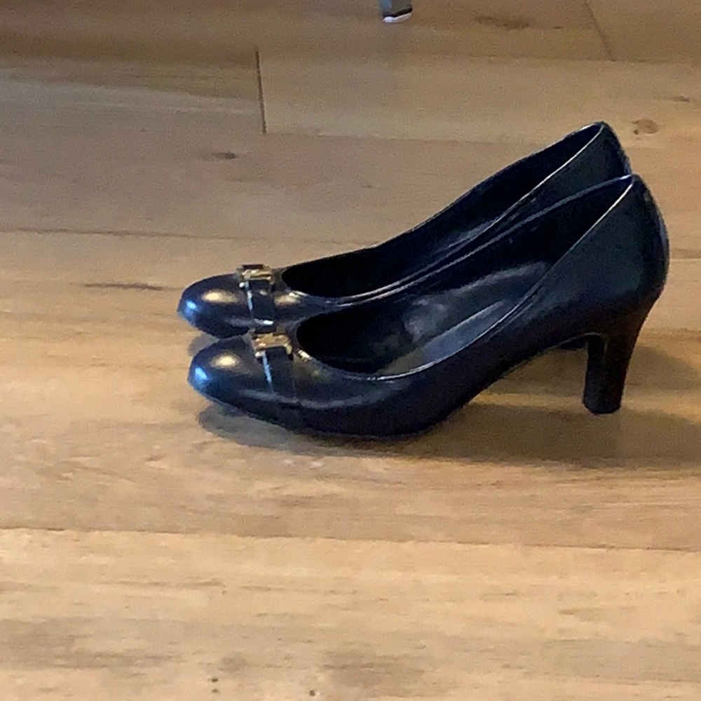 Ralph Lauren Navy Blue Pumps Size 9B